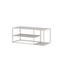 Voir la diapositive 3 : Paris Prix Table Basse Avec Étagères  Staal  120cm Beige