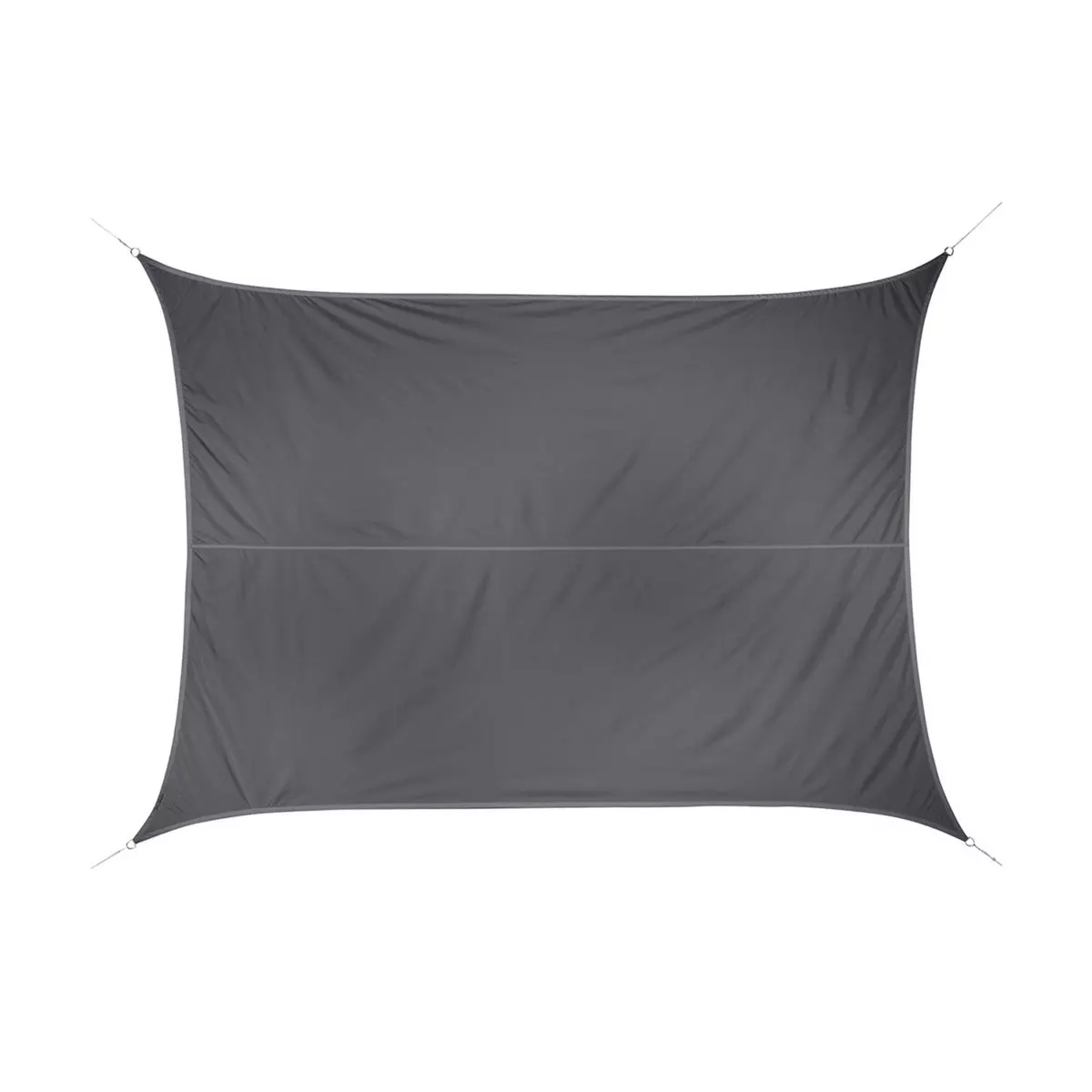 HESPERIDE Voile d'ombrage rectangulaire Curacao - 3 x 4 m - Gris