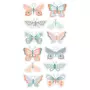 Artemio Stickers 3D papillons pastel