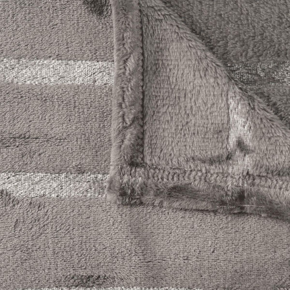 ACTUEL Plaid en flanelle à rayures