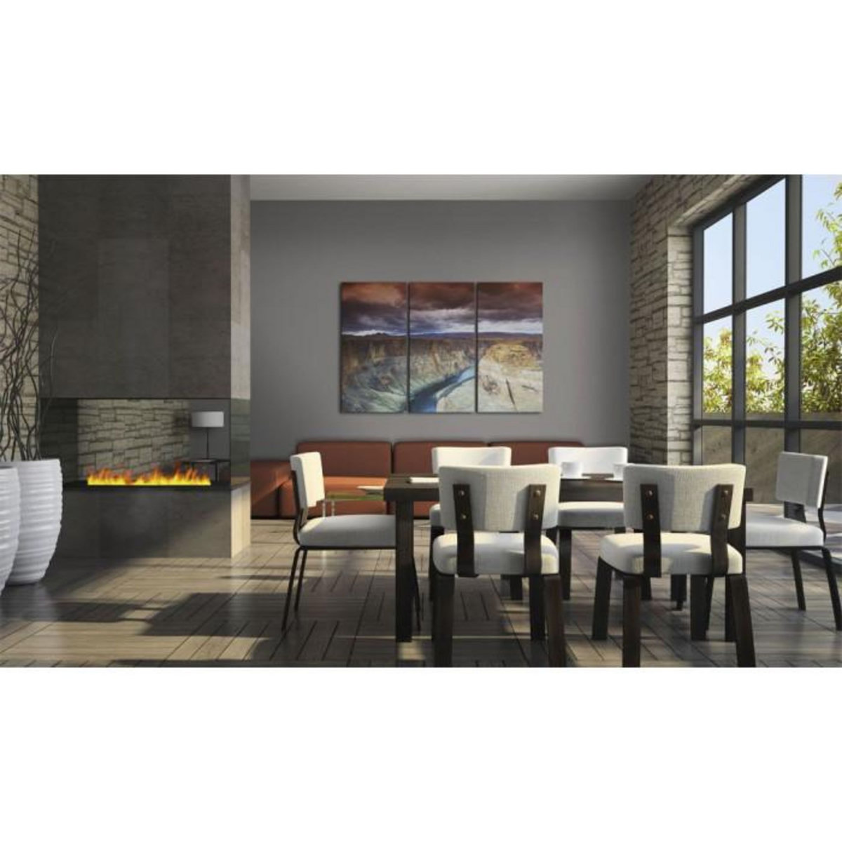 Paris Prix Tableau Imprimé  Nuages au dessus du Grand Canyon