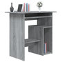 Voir la diapositive 3 : VIDAXL Bureau Sonoma gris 80x45x74 cm Bois d'ingenierie