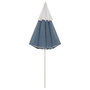 Voir la diapositive 4 : VIDAXL Parasol de plage bleu 300 cm