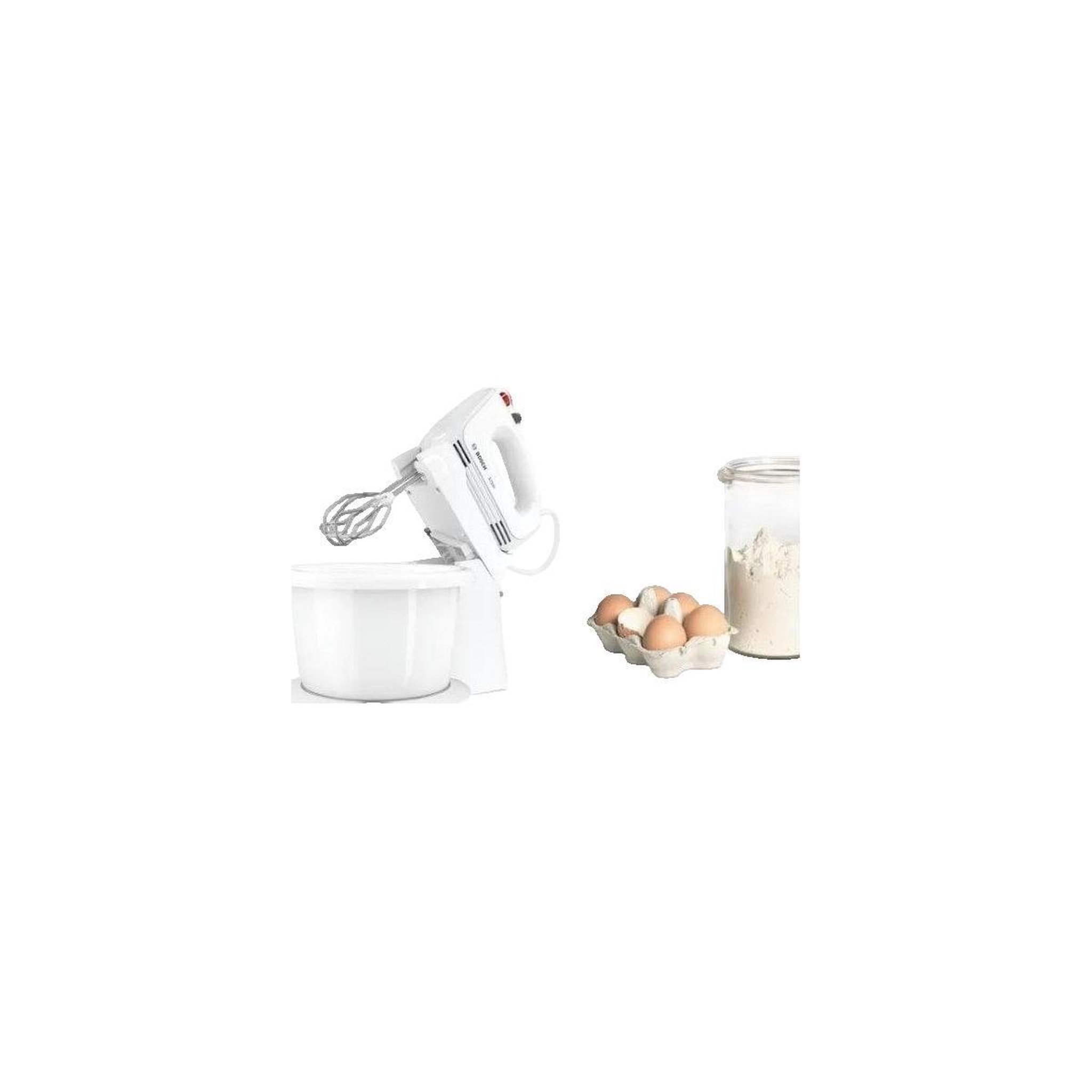 BOSCH Batteur Bosch MQWPL2000 blanc puissant et ergonomique