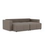Voir la diapositive 5 : BEST MOBILIER Daryl - canapé d'angle réversible 4 places convertible avec coffre en tissu texturé