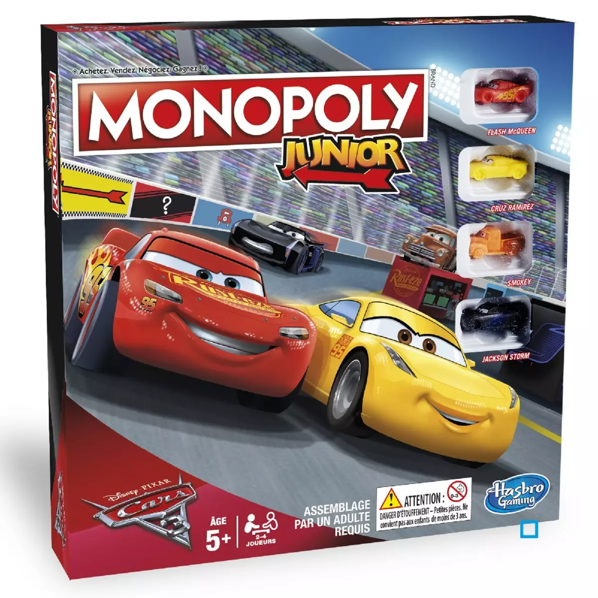 HASBRO Cars 3 - Monopoly Junior