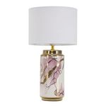 Paris Prix Lampe à Poser en Céramique  Abstract  48cm Multicolore