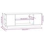 Voir la diapositive 6 : VIDAXL Meuble TV Marron miel 110x35x40,5 cm Bois de pin massif