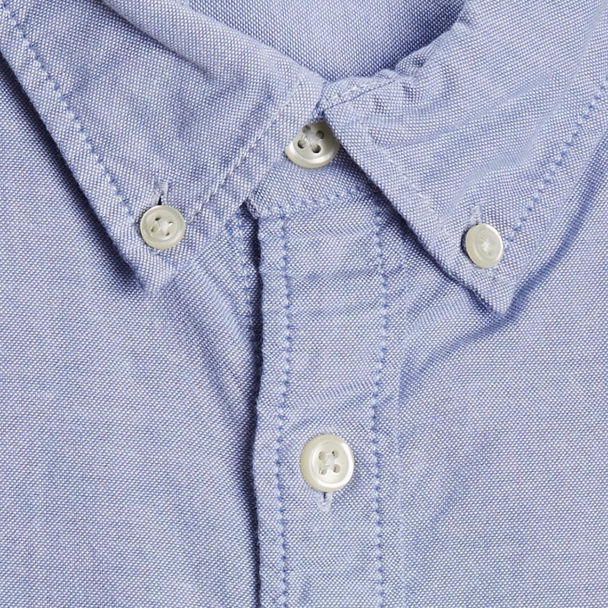Voir la diapositive 2 : Jack & Jones Chemisette Bleu Clair Homme Jack & Jones Hoxford Shirt