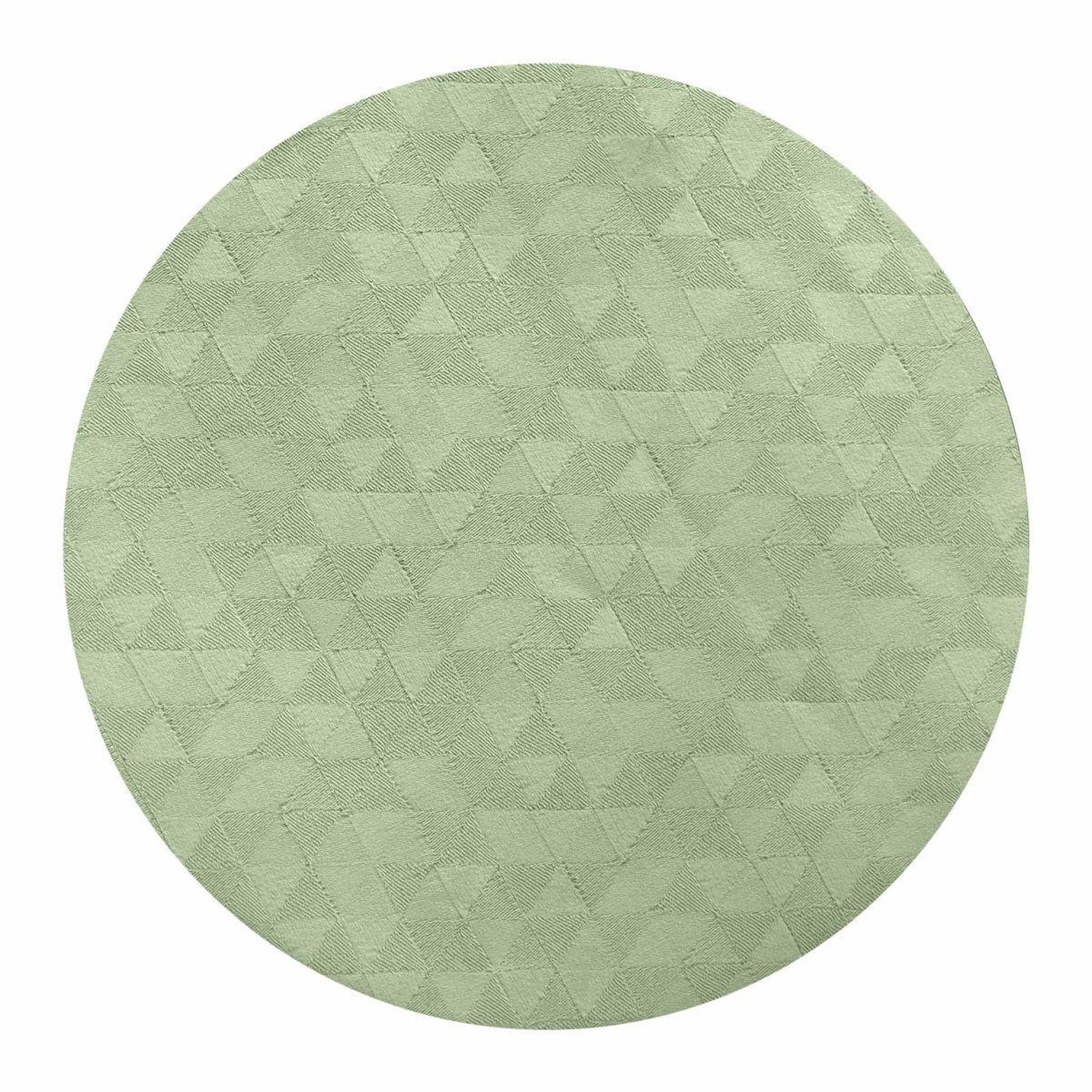 Douceur d'Intérieur Set de table rond  delta  38cm vert sauge