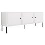 Voir la diapositive 1 : BEST MOBILIER Lavaggi - meuble tv - 3 portes - 150 cm
