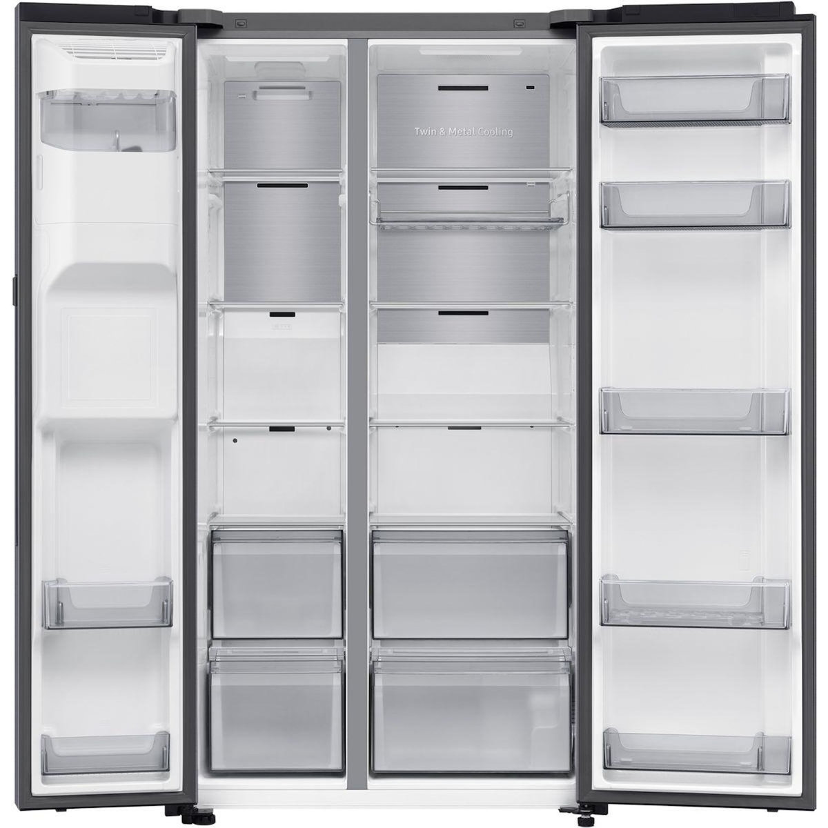 Samsung Réfrigérateur Américain RS80F66KBT Bespoke AI