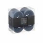 Voir la diapositive 3 : COMPTOIR DE LA BOUGIE Lot de 4 Bougies Votives  Rustic  4,5cm Gris
