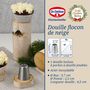 Voir la diapositive 2 : DR.OETKER Ensemble de 8 poches à douille et embout flocon de neige en inox Dr.Oetker Baker Edition