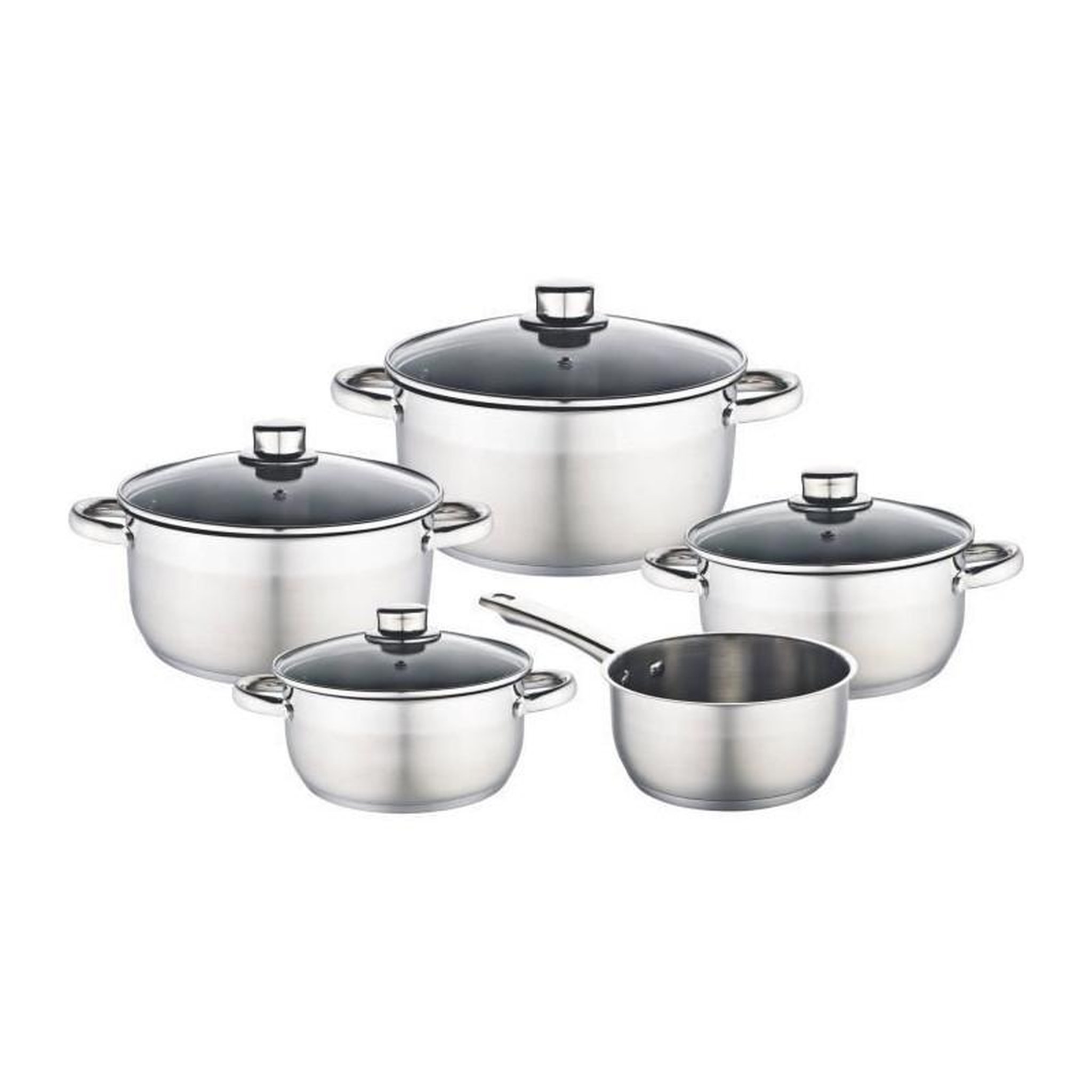 BAUMALU BAUMALU 341979 Batterie 9 pieces inox - Tous feux dont induction