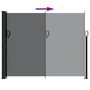 Voir la diapositive 5 : VIDAXL Auvent lateral retractable noir 160x300 cm