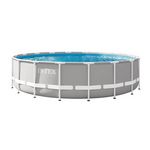 INTEX Piscine tubulaire Prism Frame ronde 5,49 x 1,22 m - Intex