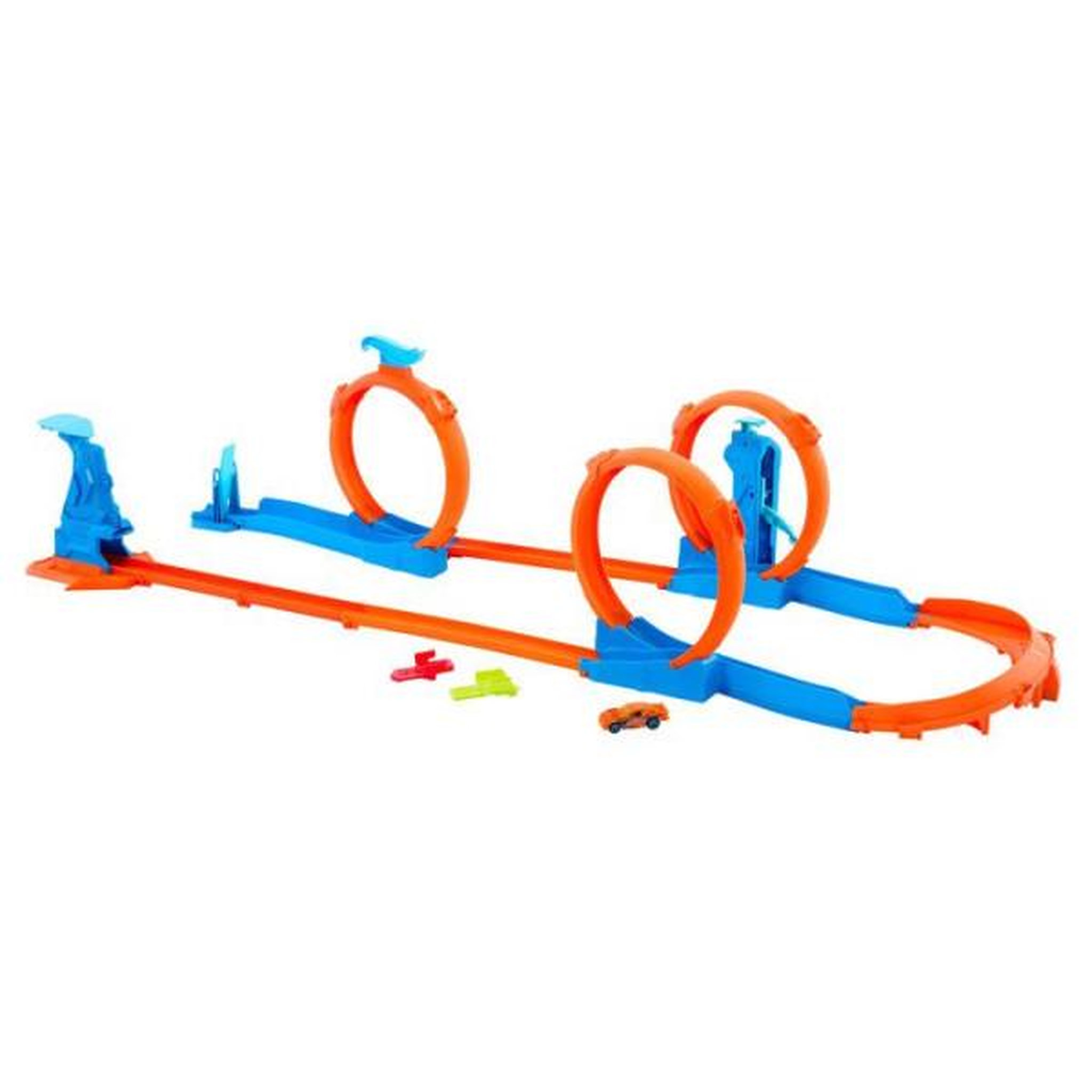 Voir la diapositive 4 : Hot Wheels Circuit Hot Wheels Track Creator Triple Loop Frenzy