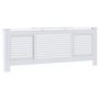 Voir la diapositive 2 : VIDAXL Cache-radiateur MDF Blanc 205 cm