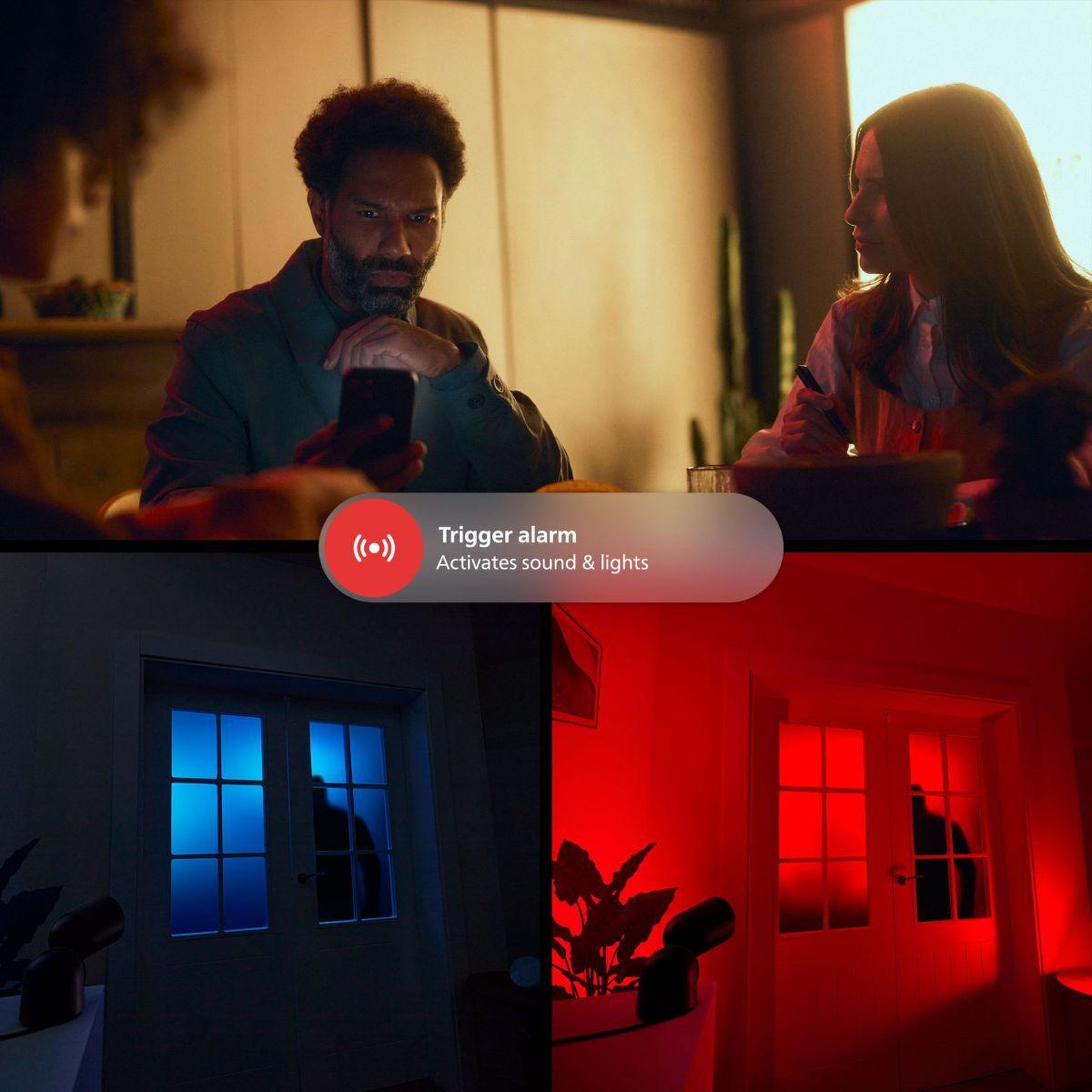 Voir la diapositive 5 : PHILIPS HUE Détecteur d'ouverture secure noir
