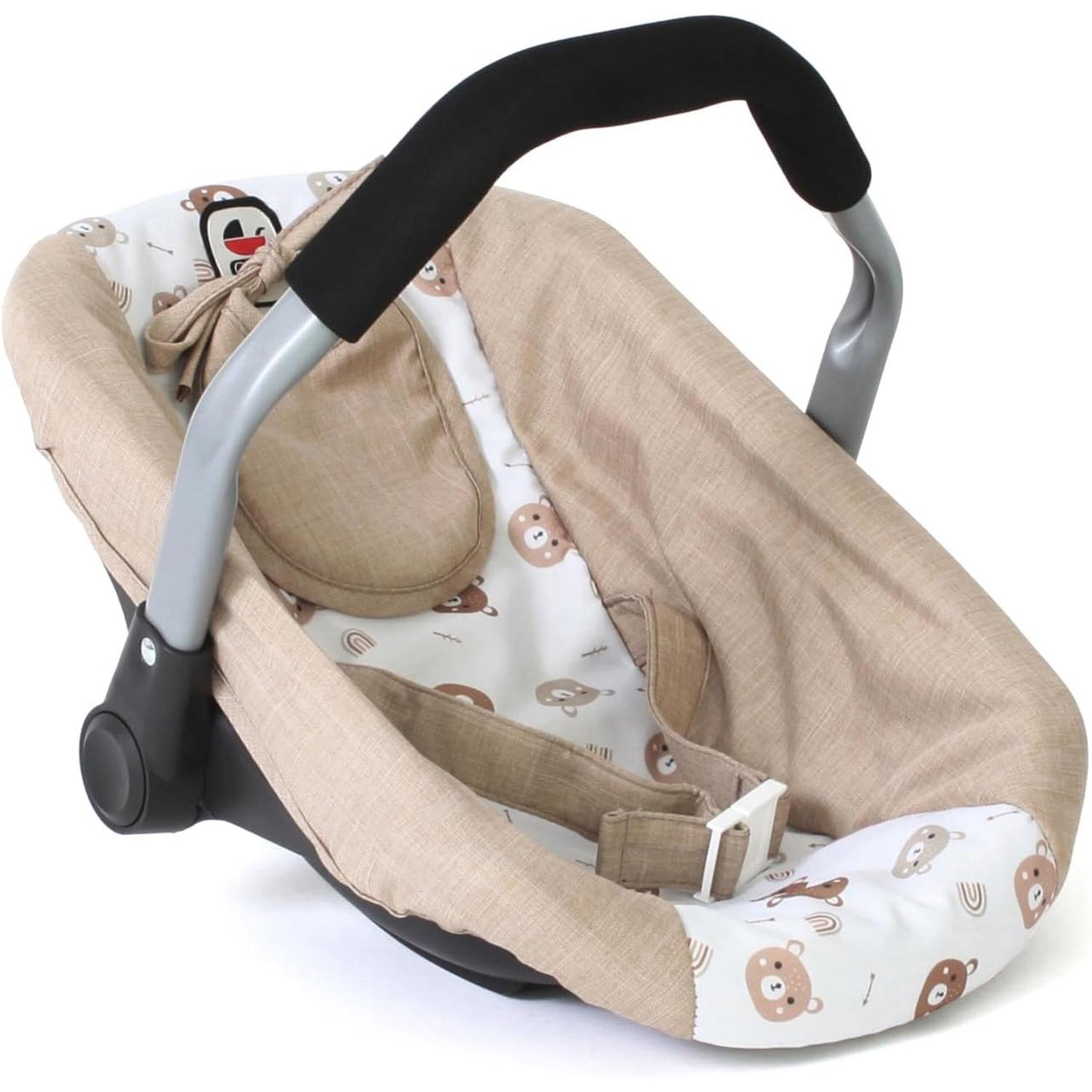 BAYER CHIC 2000 Siège auto pour poupées Beige avec oursons