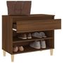 Voir la diapositive 5 : VIDAXL Armoire a chaussures Chene marron 70x36x60 cm Bois d'ingenierie