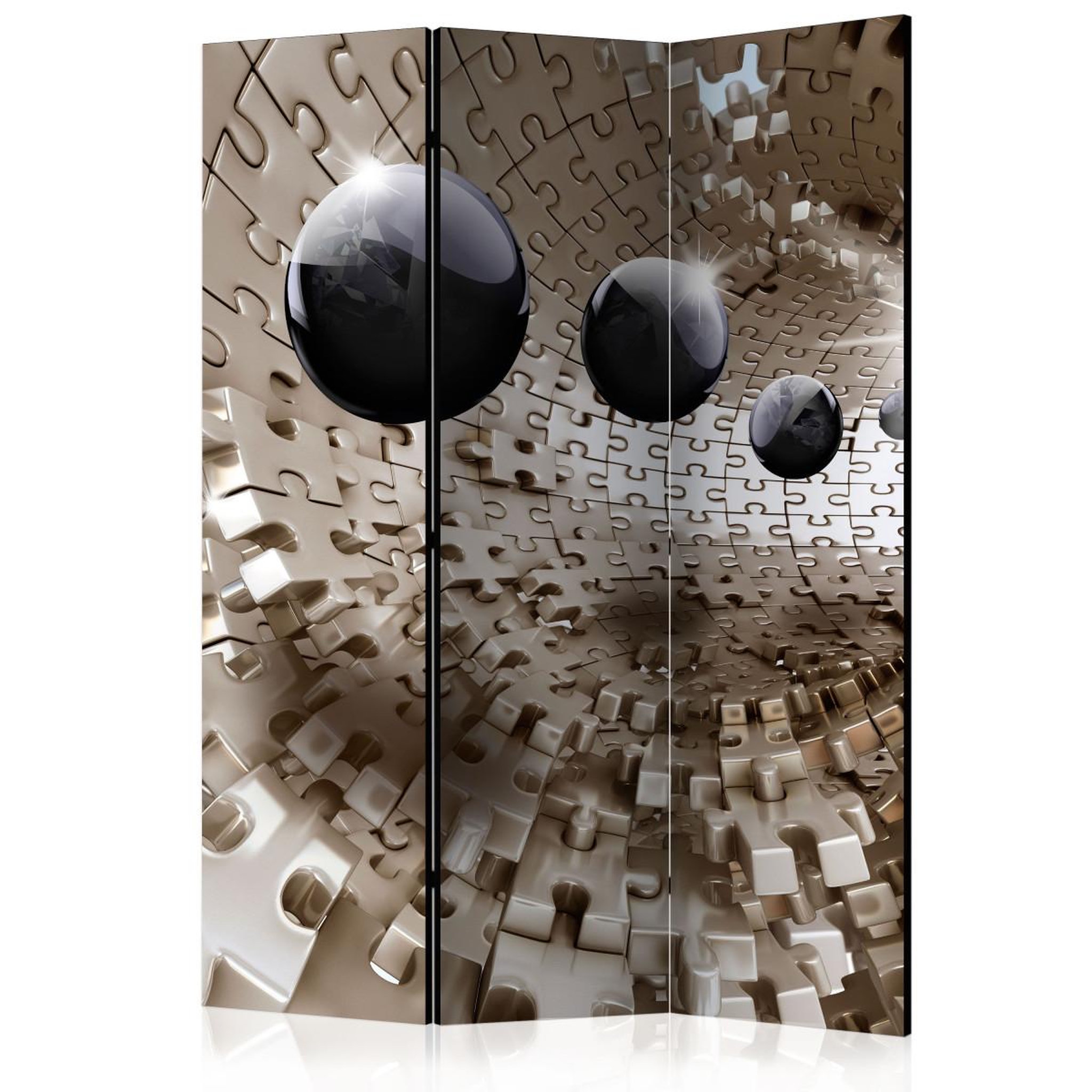 Paris Prix Paravent 3 volets  golden jigsaw  135x172cm
