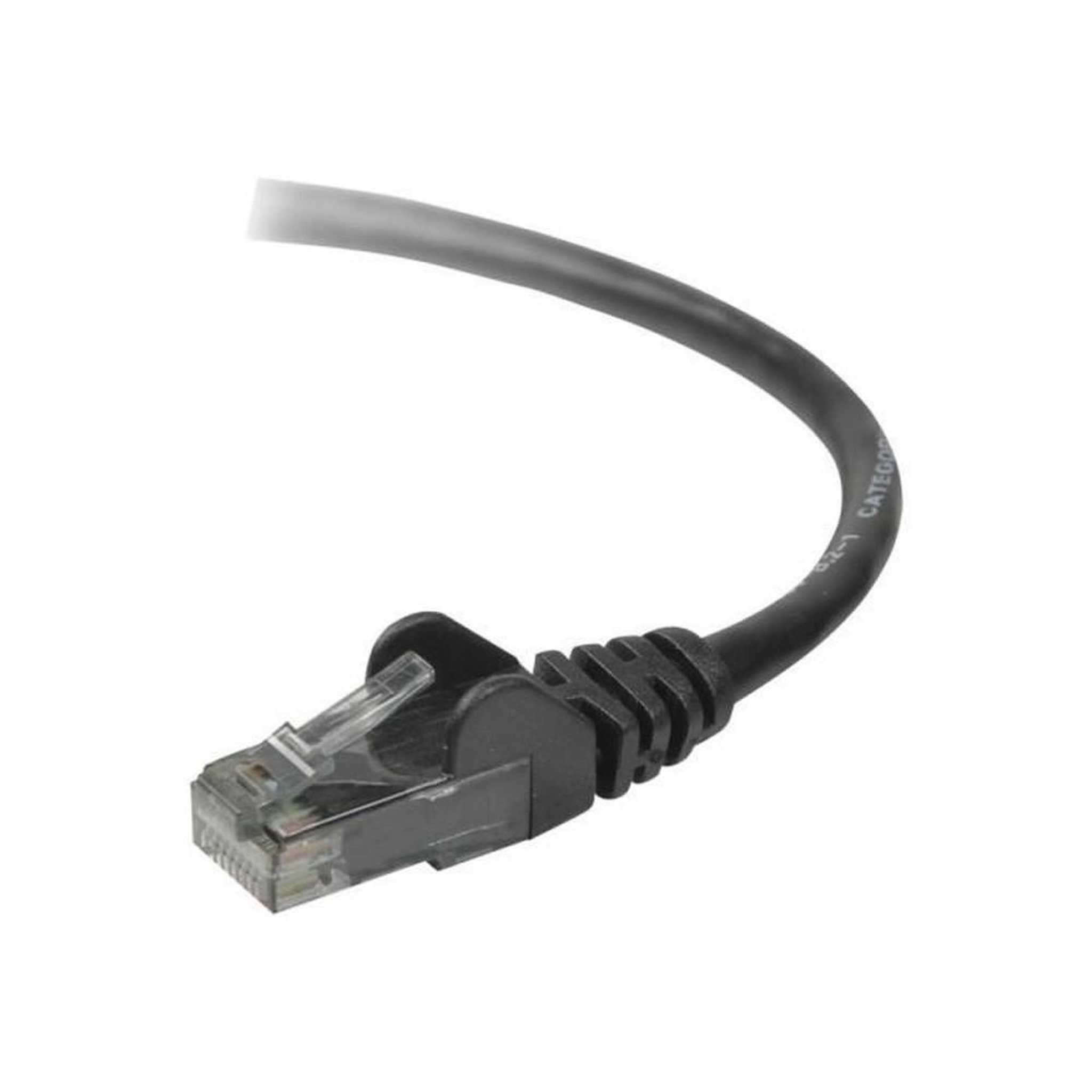 Belkin Câble Ethernet patch CAT6 UTP RJ45 M-M 1 m noir, 24 AWG, contacts dorés 50 µm