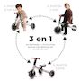 Voir la diapositive 3 : KINDERKRAFT Tricycle évolutif pliable 3 en 1 avec fonction draisienne