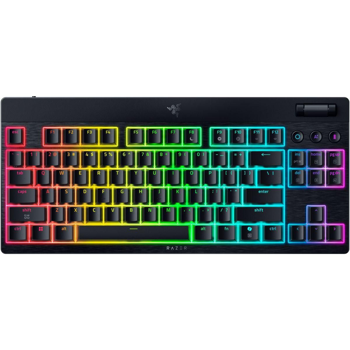 Razer Clavier gamer sans fil BlackWidow V4 Tenkeyless Hyperspeed
