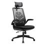 Voir la diapositive 2 : Subsonic subsonic - Chaise Ergonomique pour bureau I-Care Leaf, siege gaming, renfort lombaire, dossier et appui-tête réglables, rocking Noir