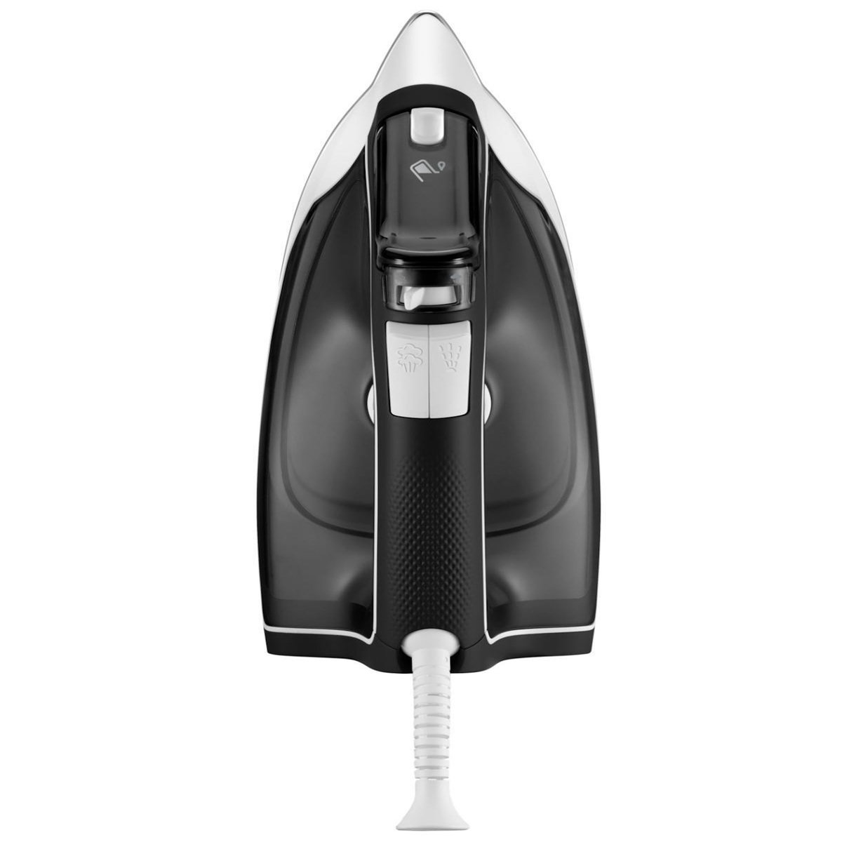 ROWENTA Rowenta Effective DX1530 Fer à repasser à sec ou à vapeur Semelle en acier inoxydable 2200 W Noir, Blanc