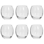 SECRET DE GOURMET Lot de 6 Gobelets Bas  Cesari'Eau  40cl Transparent