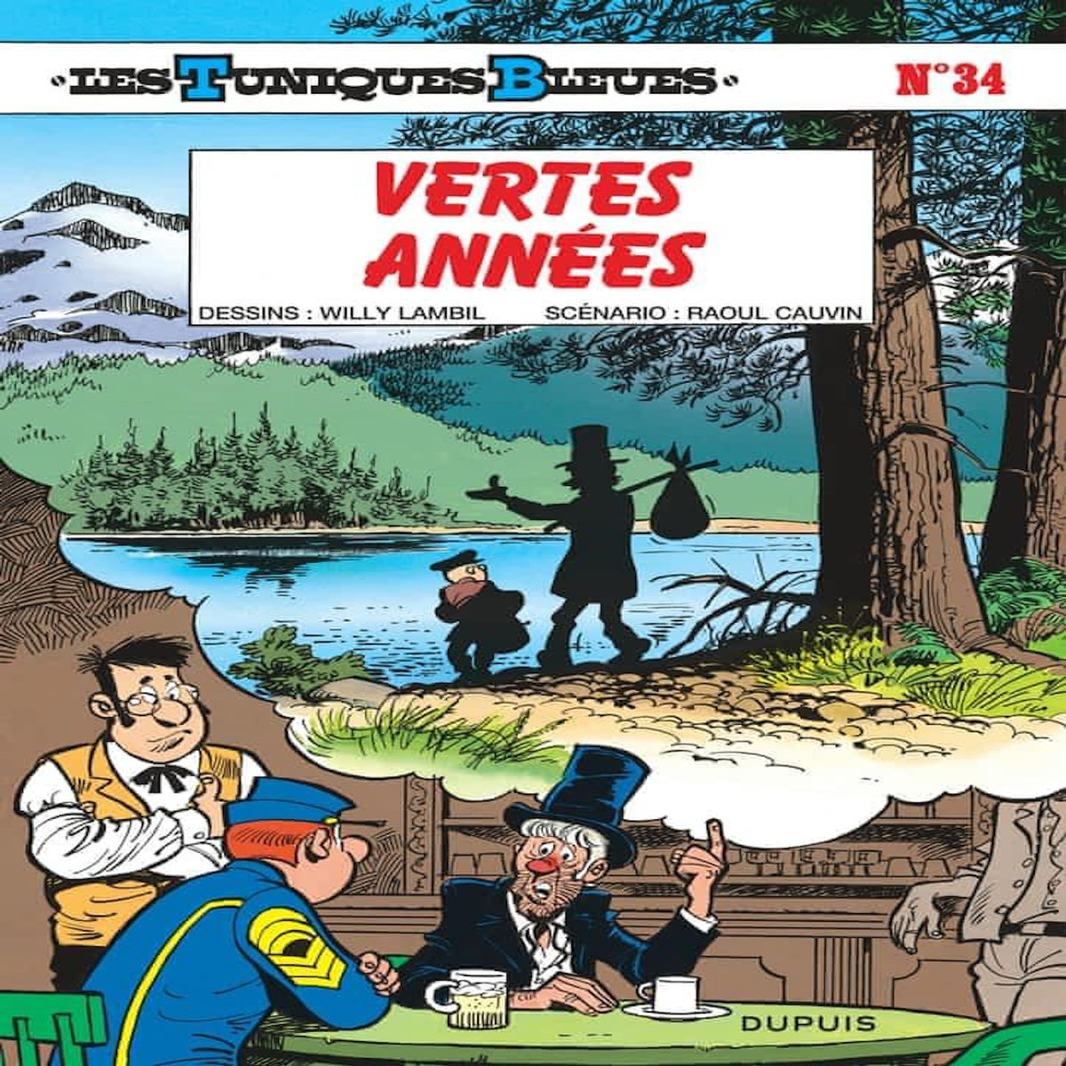 LES TUNIQUES BLEUES TOME 34 : VERTES ANNEES, Cauvin Raoul