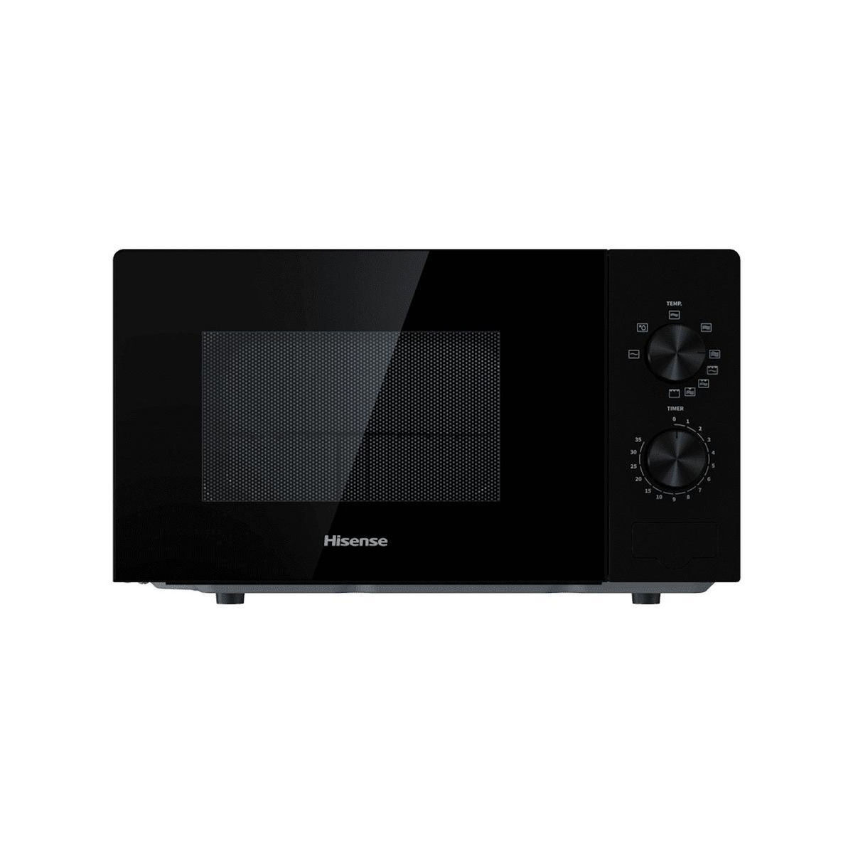 Hisense Four à micro-ondes Hisense H20MOBP1G Surface plane avec gril 20 L 700 W Noir
