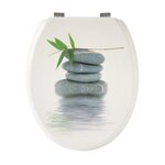 GELCO GELCO Abattant WC Galets gris