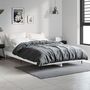 Voir la diapositive 2 : VIDAXL Cadre de lit sans matelas blanc 120x190 cm bois d'ingenierie