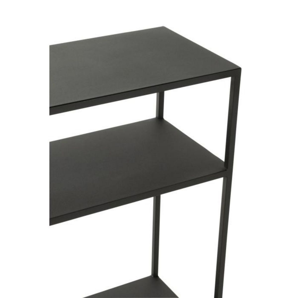 Paris Prix Étagère Design en Métal  Elsie  120cm Noir