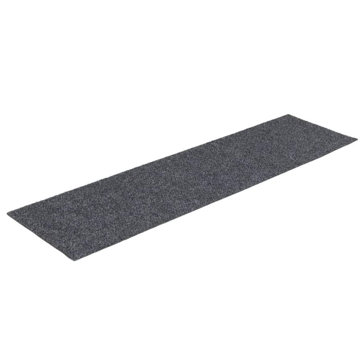 VIDAXL Tapis d'escalier auto-adhesifs 30 pcs gris clair 76x20 cm
