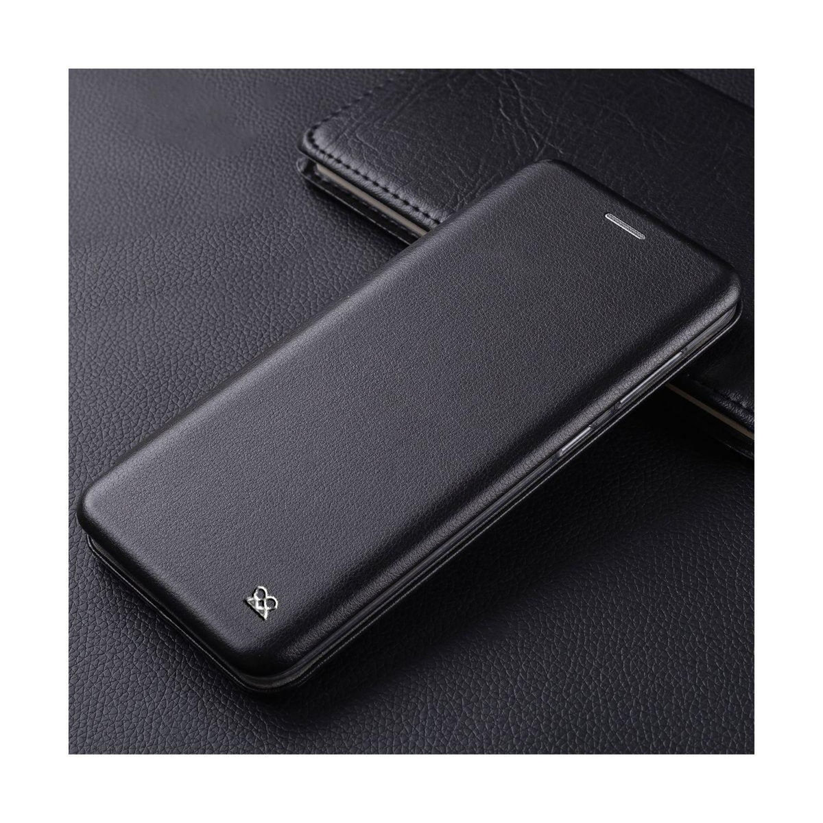 IBROZ Etui Xiaomi Mi 10T Pro Cuir noir