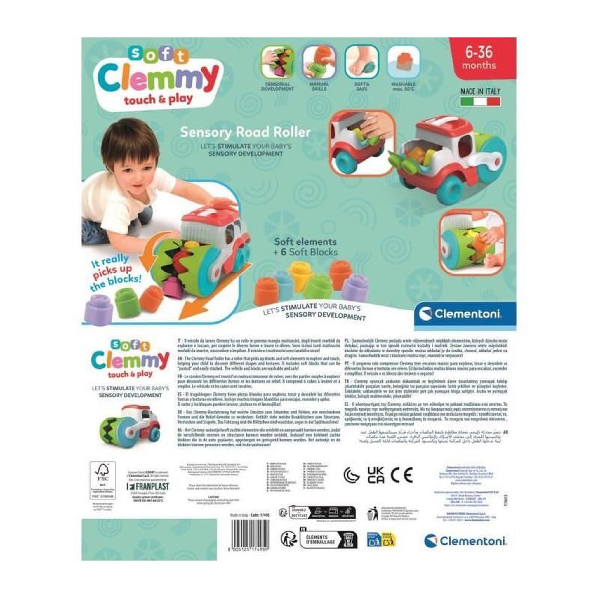 Voir la diapositive 6 : CLEMENTONI CLEMENTONI - Camion sensoriel Clemmy
