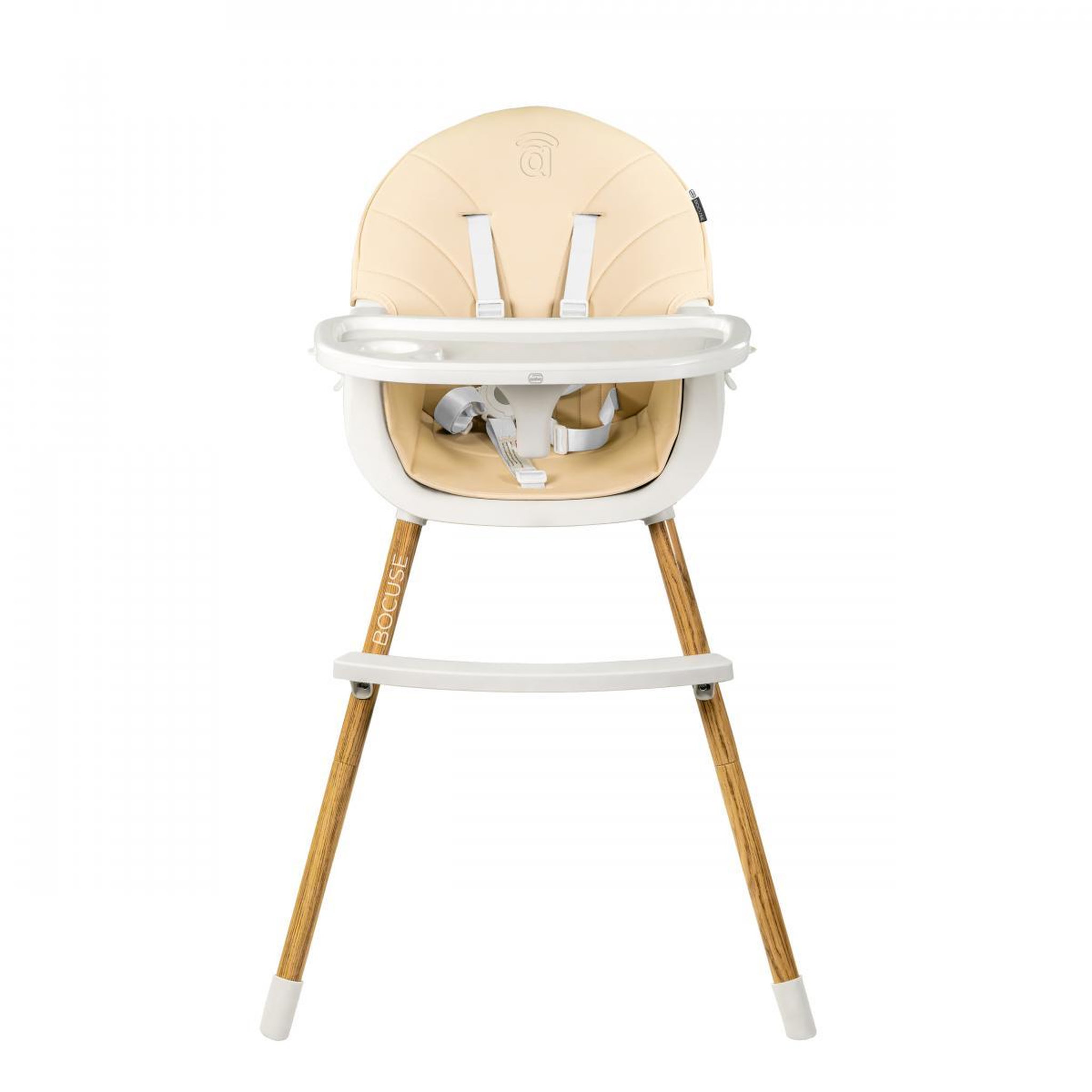 Voir la diapositive 2 : Asalvo Chaise Haute 2 En 1 Bocuse : Confort et Sécurité pour Bébé