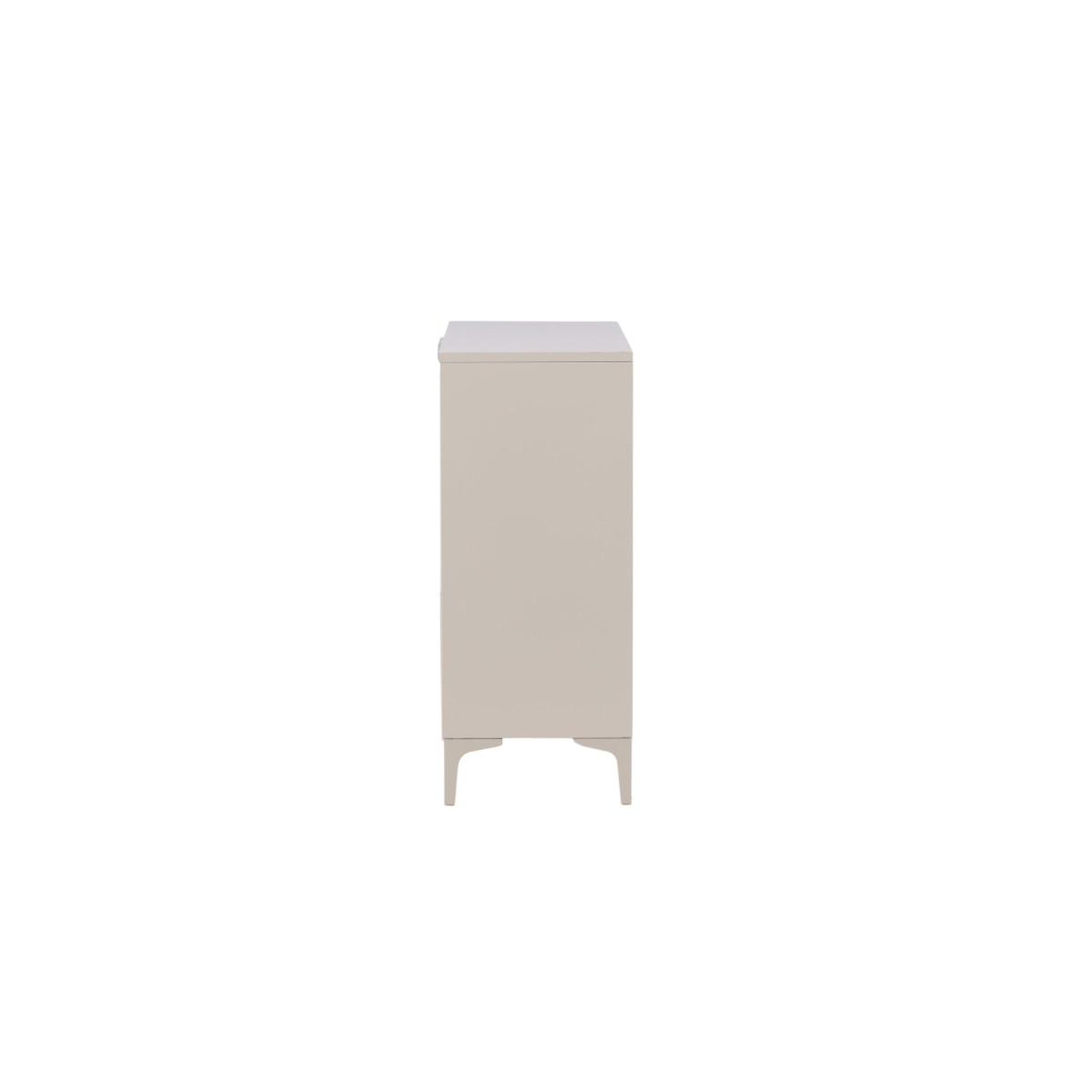 Voir la diapositive 3 : Paris Prix Buffet 2 portes en métal  piring  110cm beige