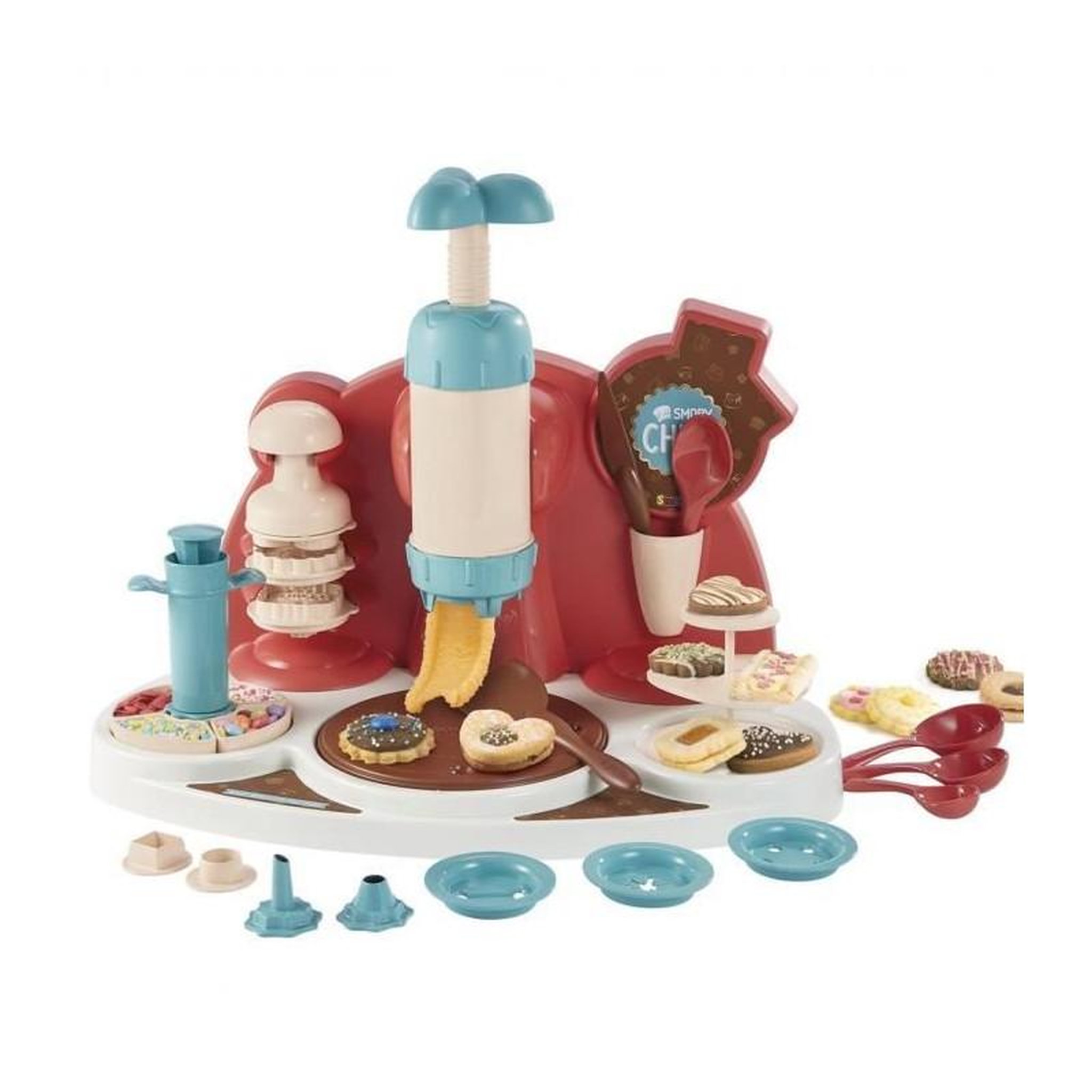 SMOBY Smoby - Playset Biscuit factory - Fabriquer ces gâteaux - Livre de recettes inclus - Nombreux accessoires