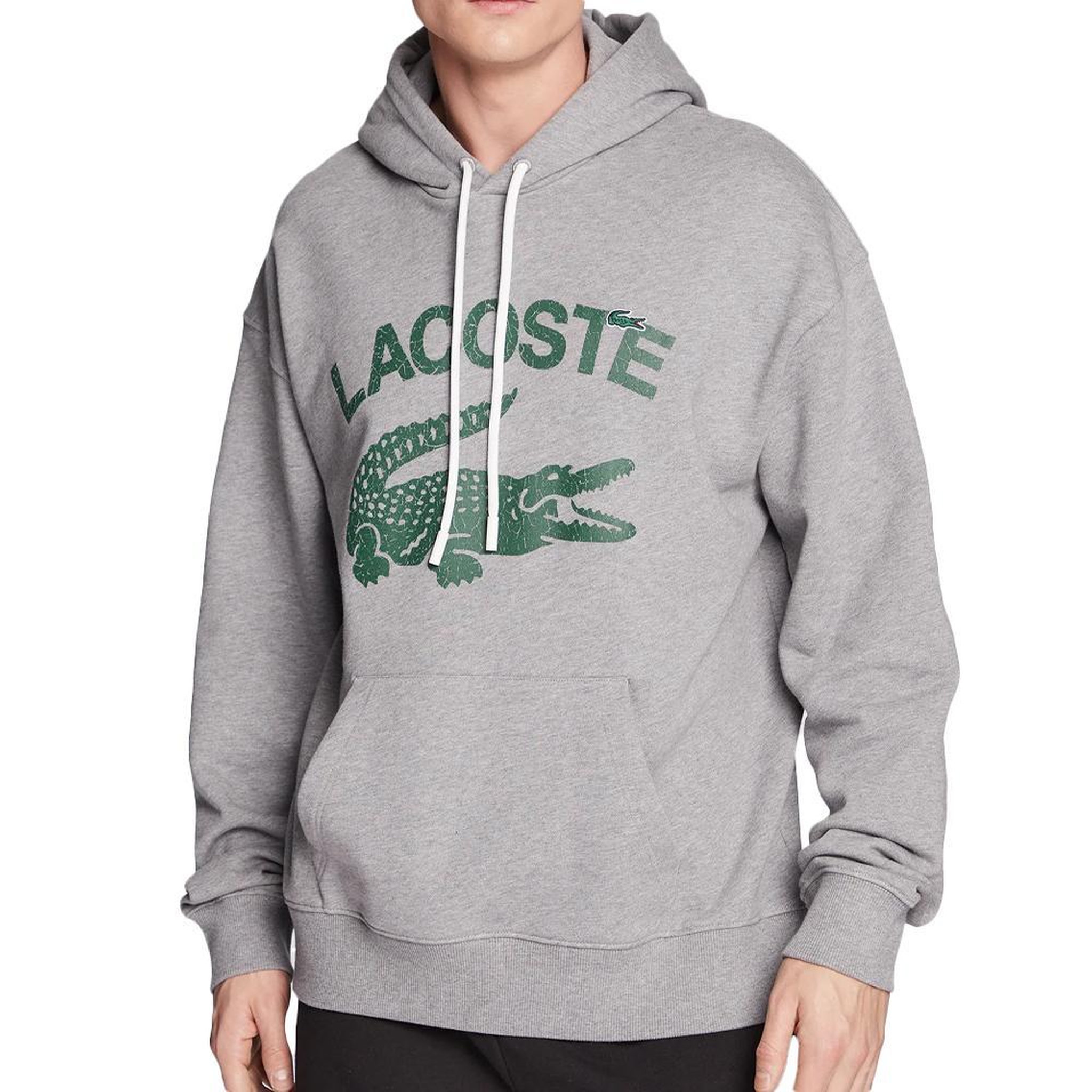 Lacoste Sweat Gris Homme Lacoste SH0107. Coloris disponibles : Gris