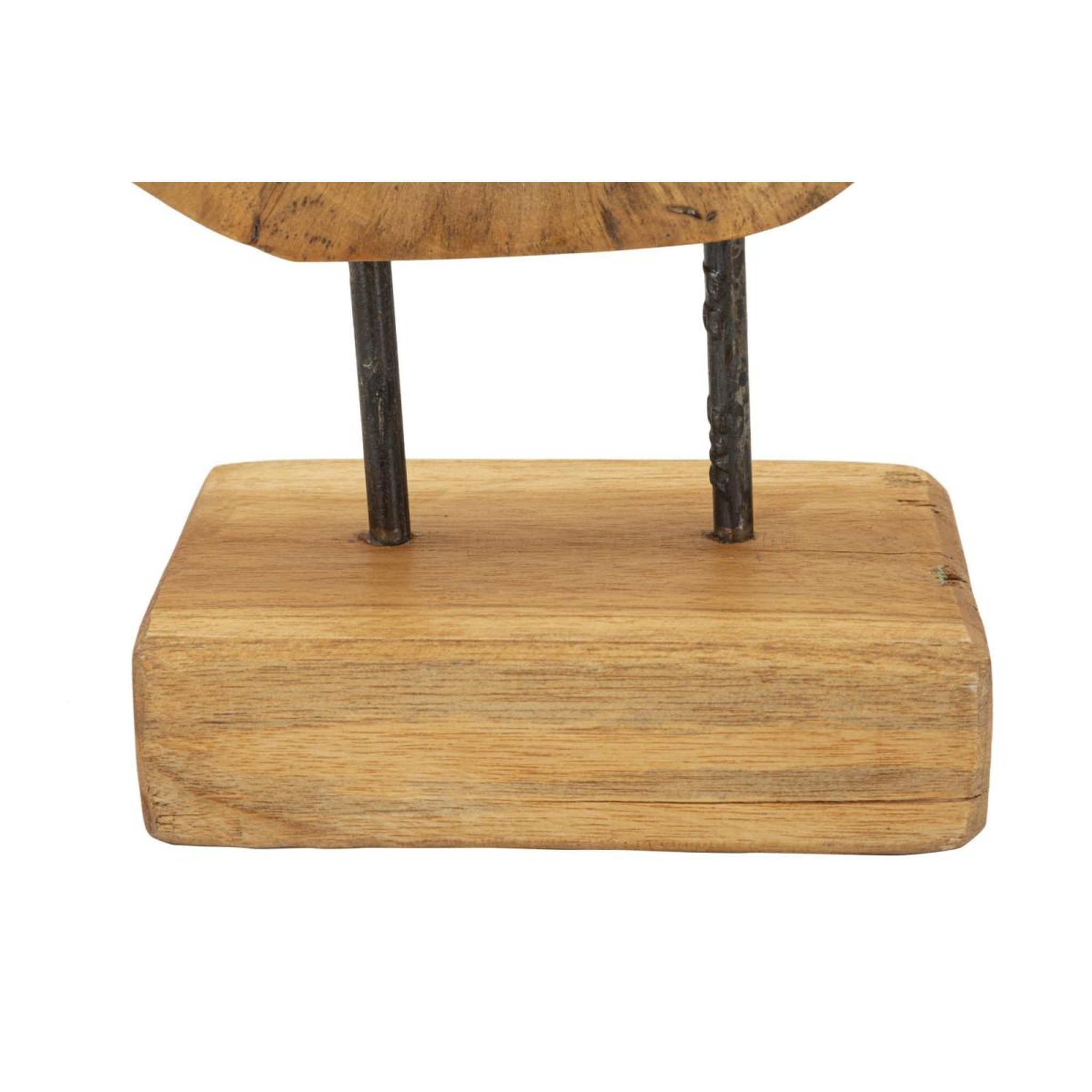 Voir la diapositive 6 : Paris Prix Objet déco cœur en teck  hasi  38cm naturel