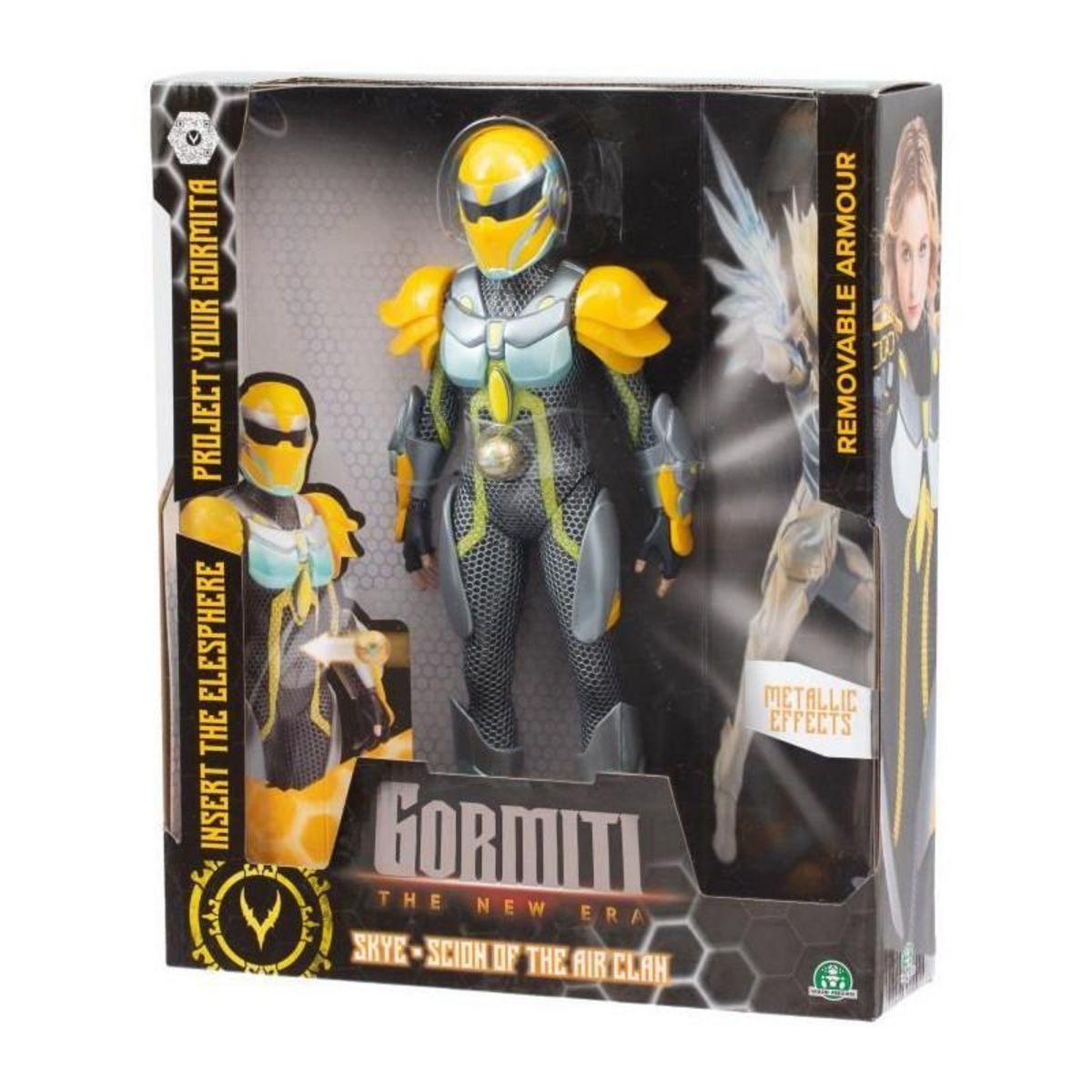 Figurine articulée - GORMITI - Scion avec projecteur Air - Skye - 27 cm - a partir de 4 ans - GRV052