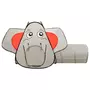 VIDAXL Tente de jeu pour enfants 250 balles Elephant Gris 174x86x101cm