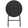 Voir la diapositive 3 : Paris Prix Table de Jardin Pliable  Elba  71cm Gris