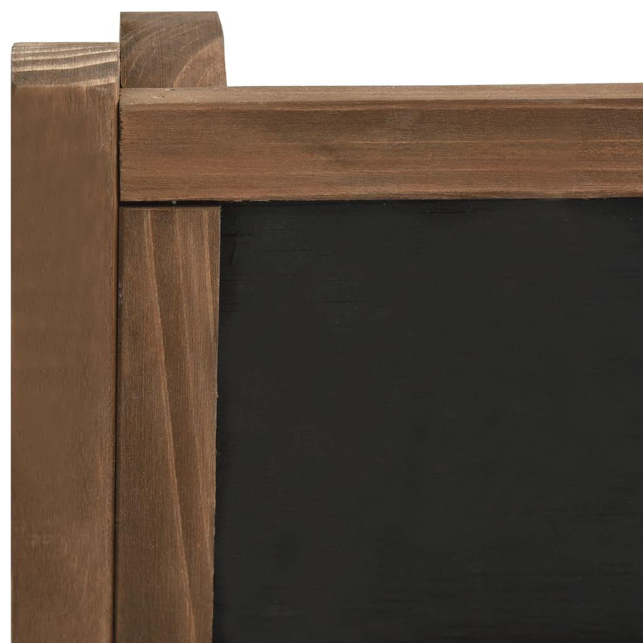 Voir la diapositive 5 : VIDAXL Support a plantes a 3 niveaux avec tableau noir 40x30x90 cm pin